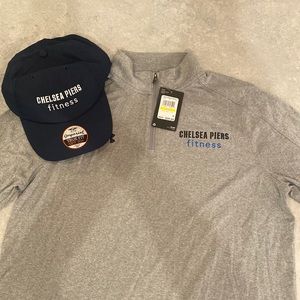 Under Armour mens workout top and baseball cap